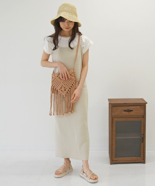 sango(sango)の「ニットキャミワンピース(ワンピース・レディース・ブラウン系その他/ベージュ系その他/モカ・FREE)」の18枚目の写真