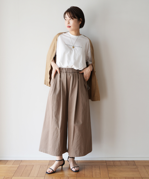 IENA（イエナ）の「ETE MOOD Tシャツ（Tシャツ/カットソー・レディース・ホワイト/ライトグレー/コバルトブルー・FREE）」の5枚目の写真