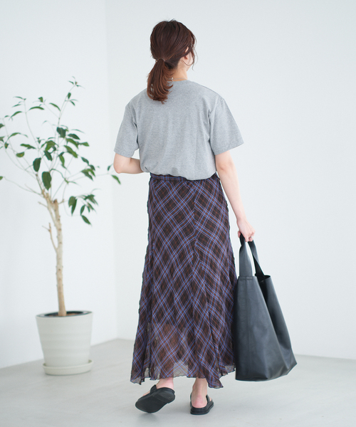 IENA（イエナ）の「ETE MOOD Tシャツ（Tシャツ/カットソー・レディース・ホワイト/ライトグレー/コバルトブルー・FREE）」の9枚目の写真