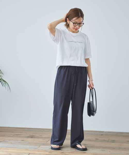 IENA（イエナ）の「ETE MOOD Tシャツ（Tシャツ/カットソー・レディース・ホワイト/ライトグレー/コバルトブルー・FREE）」の14枚目の写真