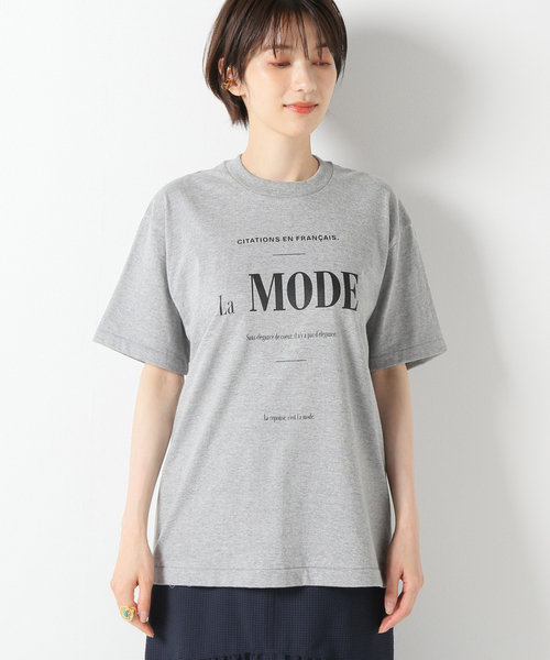 IENA（イエナ）の「ETE MOOD Tシャツ（Tシャツ/カットソー・レディース・ホワイト/ライトグレー/コバルトブルー・FREE）」の20枚目の写真