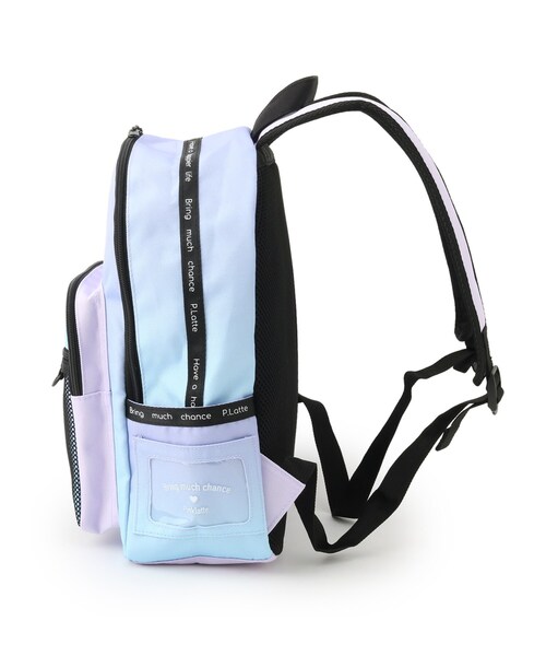PINK-latte(ピンクラテ)の「◆【容量約15L】メッシュポケットバックパック(バックパック/リュック・キッズ・ブラック/ライトパープル/パープル系その他・00)」の5枚目の写真