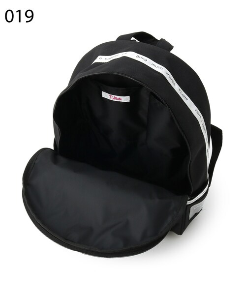 PINK-latte(ピンクラテ)の「◆【容量約15L】メッシュポケットバックパック(バックパック/リュック・キッズ・ブラック/ライトパープル/パープル系その他・00)」の8枚目の写真