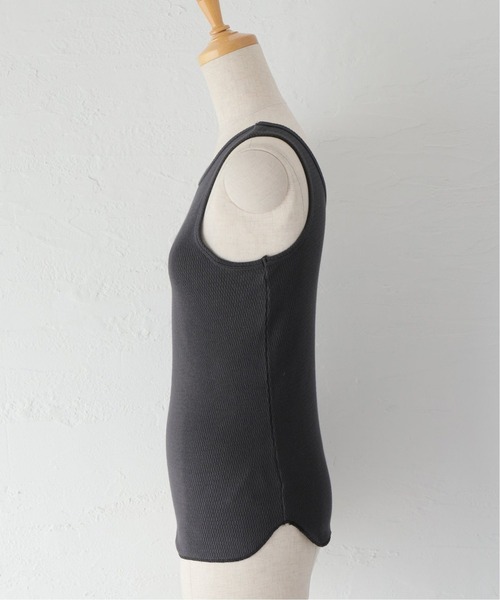JOURNAL STANDARD（ジャーナルスタンダード）の「《追加2》サーマルコットン2WAYタンクトップ（タンクトップ・レディース・ホワイト/アイボリー/ブラック系その他・FREE）」の9枚目の写真
