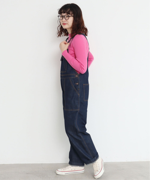 CHILD WOMAN（チャイルドウーマン）の「VICTORIA ワイドリブ肩釦ハイネックプルオーバー（ニット/セーター・レディース・レッド/ネイビー/グリーン/ピンク・FREE）」の16枚目の写真