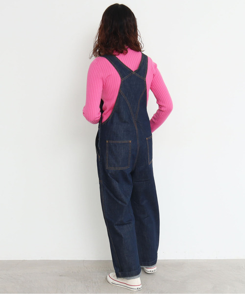 CHILD WOMAN（チャイルドウーマン）の「VICTORIA ワイドリブ肩釦ハイネックプルオーバー（ニット/セーター・レディース・レッド/ネイビー/グリーン/ピンク・FREE）」の17枚目の写真