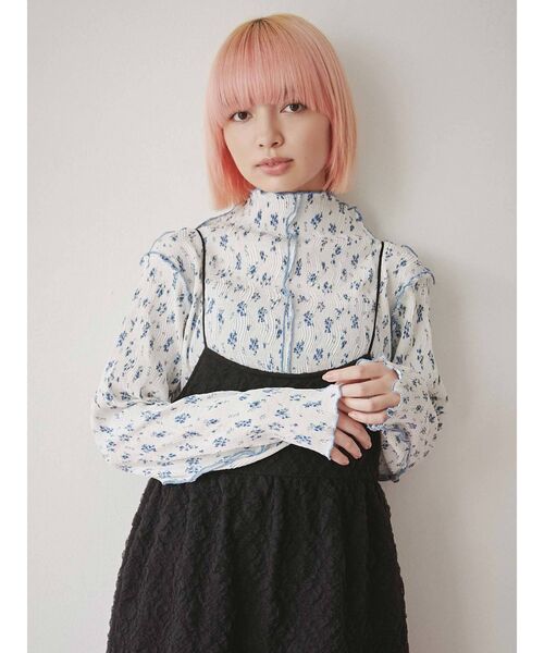 merry jenny（メリージェニー）の「cloudティアードキャミワンピース（ワンピース・レディース・アイボリー/ブラック/ベージュ・FREE）」の14枚目の写真