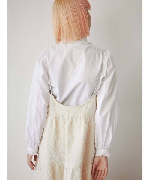 merry jenny（メリージェニー）の「cloudティアードキャミワンピース（ワンピース・レディース・アイボリー/ブラック/ベージュ・FREE）」の19枚目の写真