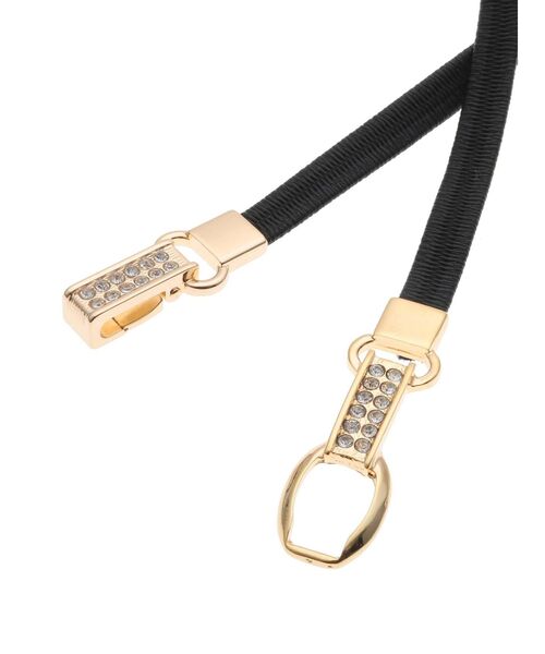 RESEXXY（リゼクシー）の「ストーンポイントゴムベルト（ベルト・レディース・ホワイト/ブラック・FREE）」の4枚目の写真