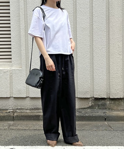 Jewelobe(ジュエローブ)の「バックカットオフTシャツ(Tシャツ/カットソー・レディース・ホワイト/ブラック/ベージュ・FREE)」の9枚目の写真