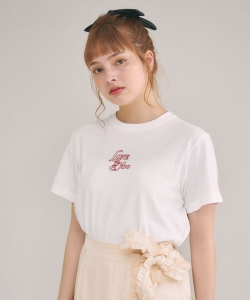 MIRO AMURETTE(ミロアミュレット)の「Love is you T(Tシャツ/カットソー・レディース・ホワイト・FREE)」の2枚目の写真