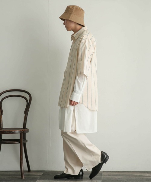 SENSE OF PLACE by URBAN RESEARCH（センスオブプレイスバイアーバンリサーチ）の「『ユニセックス』ツイルバケットハット（ハット・メンズ・ブラック/ベージュ/ブラウン/カーキ・ONE）」の5枚目の写真