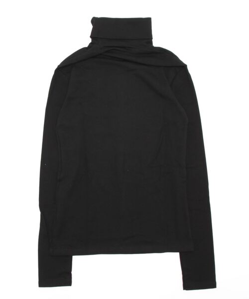 PETIT BATEAU（プチバトー）の「タートルネック長袖Ｔシャツ（Tシャツ/カットソー・レディース・ブラック・MEDIUM/XX-SMALL/X-SMALL/LARGE/SMALL）」の2枚目の写真