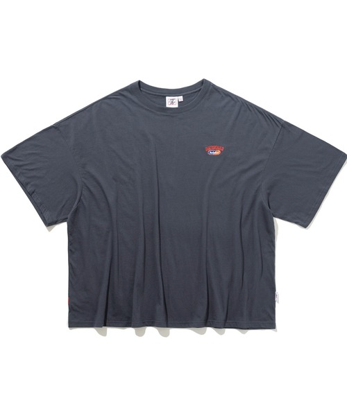 NO NEED（ノーニード）の「BAD IN BAD LAYER LOGO TEE ベドインベドレイヤーロゴTシャツ　　bib-22su01/韓国セレクト/韓国ブランド/（Tシャツ/カットソー・メンズ・グレー/チャコールグレー/ライトグレー・M/L）」の7枚目の写真