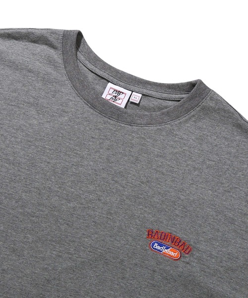 NO NEED（ノーニード）の「BAD IN BAD LAYER LOGO TEE ベドインベドレイヤーロゴTシャツ　　bib-22su01/韓国セレクト/韓国ブランド/（Tシャツ/カットソー・メンズ・グレー/チャコールグレー/ライトグレー・M/L）」の22枚目の写真