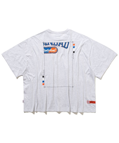 NO NEED（ノーニード）の「BAD IN BAD LAYER LOGO TEE ベドインベドレイヤーロゴTシャツ　　bib-22su01/韓国セレクト/韓国ブランド/（Tシャツ/カットソー・メンズ・グレー/チャコールグレー/ライトグレー・M/L）」の15枚目の写真