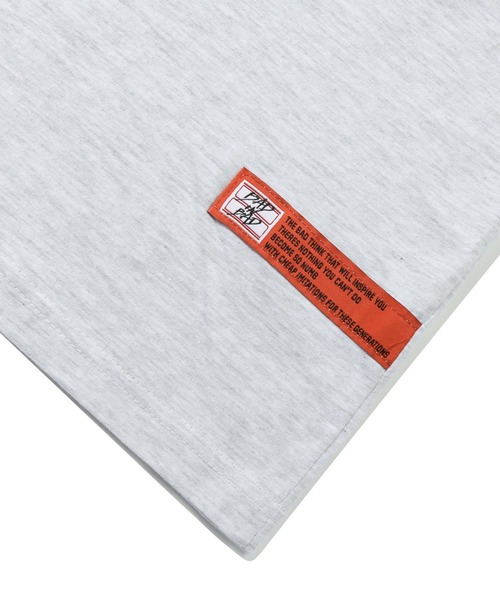 NO NEED（ノーニード）の「BAD IN BAD LAYER LOGO TEE ベドインベドレイヤーロゴTシャツ　　bib-22su01/韓国セレクト/韓国ブランド/（Tシャツ/カットソー・メンズ・グレー/チャコールグレー/ライトグレー・M/L）」の18枚目の写真