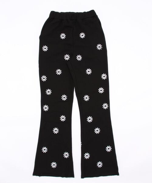 Chica（チカ）の「Chica/チカ/デイジースウェットフレアパンツ（その他パンツ・レディース・ブラック/グレー・1/2）」の3枚目の写真