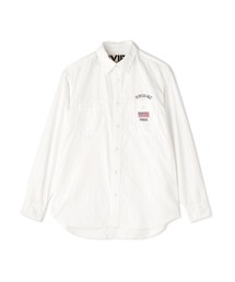 AVIREX | 《REBUILD COLLECTION》バーシティー 長袖 デニムシャツ / L/S VARSITY DENIM SHIRT(シャツ/ブラウス)