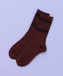 ラインクルー丈ソックス【日本製】