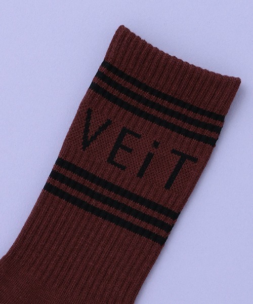 by LOVEiT（バイラビット）の「ラインクルー丈ソックス【日本製】（ソックス/靴下・キッズ・グリーン/ピンク/ブラウン/ブラック・L/M/S/LL）」の5枚目の写真