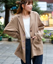 チチカカ | 【大きいサイズ】スリットシングルジャケット(テーラードジャケット)