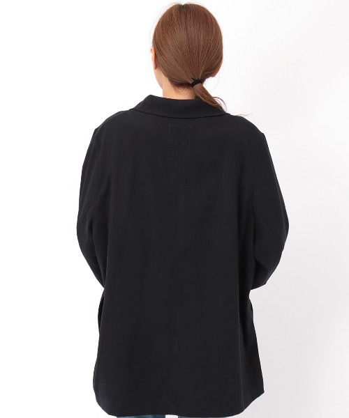 チチカカ（チチカカ）の「【大きいサイズ】スリットシングルジャケット（テーラードジャケット・レディース・チャコールグレー/カーキ/ベージュ・3L）」の16枚目の写真