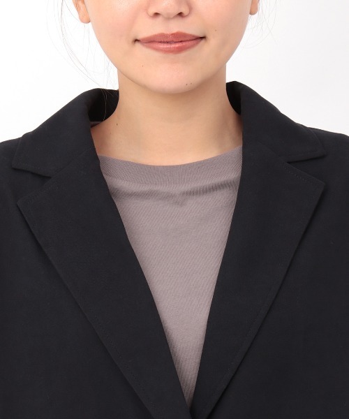 チチカカ（チチカカ）の「【大きいサイズ】スリットシングルジャケット（テーラードジャケット・レディース・チャコールグレー/カーキ/ベージュ・3L）」の18枚目の写真