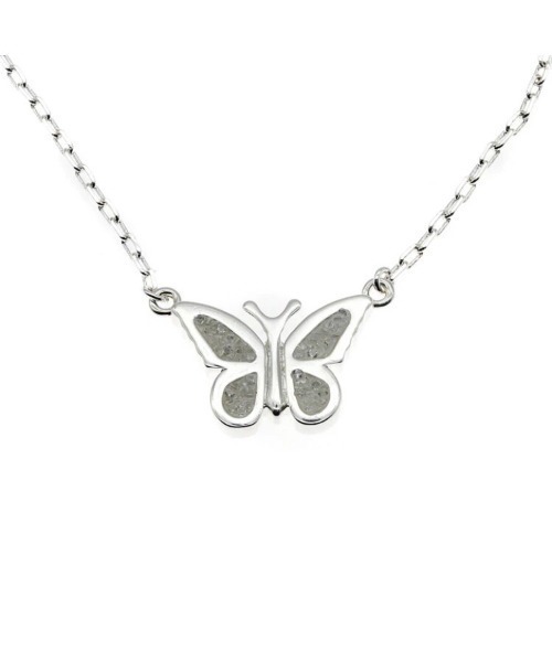 STUGAZI(スガキ)の「【STUGAZI/スガジ】Crystal Butterfly(ネックレス・メンズ・シルバー・ONE SIZE)」の4枚目の写真