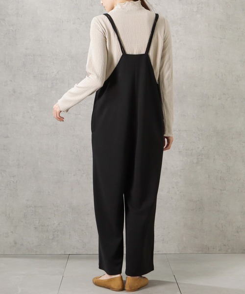 Howdy Marie(ハウディ―マリー)の「無地リボンサロペット(サロペット/オーバーオール・レディース・ブラック/ブラウン/ブルー・M/L)」の12枚目の写真