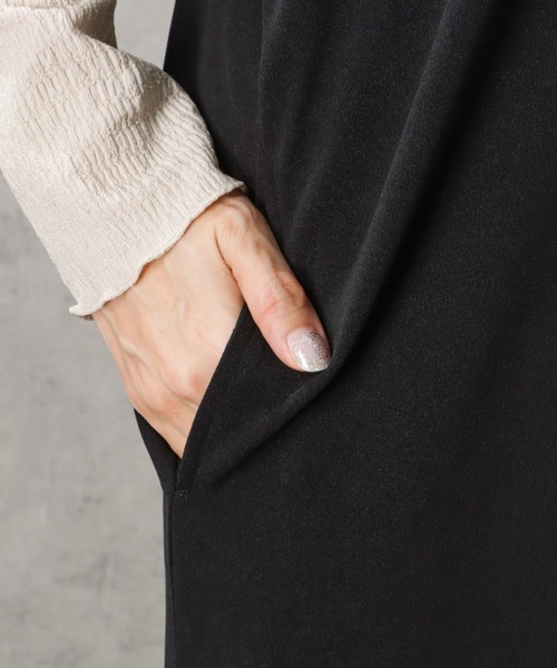 Howdy Marie(ハウディ―マリー)の「無地リボンサロペット(サロペット/オーバーオール・レディース・ブラック/ブラウン/ブルー・M/L)」の14枚目の写真