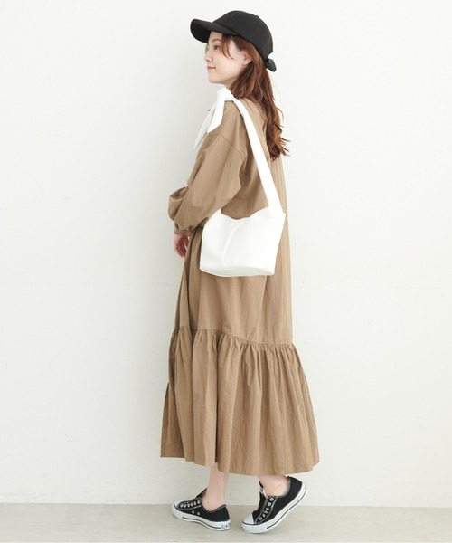 FREE'S MART（フリーズマート）の「◆リボンキャップ（キャップ・レディース・ブラック/ベージュ・ﾌﾘ-）」の7枚目の写真