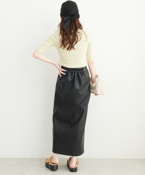 FREE'S MART（フリーズマート）の「◆リボンキャップ（キャップ・レディース・ブラック/ベージュ・ﾌﾘ-）」の5枚目の写真