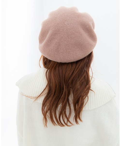 Honeys（ハニーズ）の「ベレー帽（ハンチング/ベレー帽・レディース・グリーン/ブラック/ベージュ・FREE）」の10枚目の写真