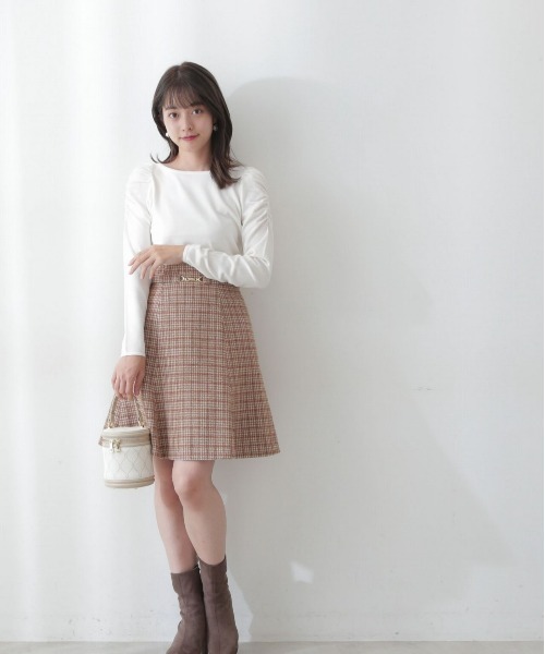 PROPORTION BODY DRESSING（プロポーションボディドレッシング）の「シャーリングボリュームニット / 1212270012（ニット/セーター・レディース・ブラック/ホワイト系その他/ブラウン系その他・SMALL/MEDIUM）」の8枚目の写真