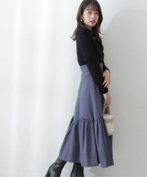 PROPORTION BODY DRESSING（プロポーションボディドレッシング）の「シャーリングボリュームニット / 1212270012（ニット/セーター・レディース・ブラック/ホワイト系その他/ブラウン系その他・SMALL/MEDIUM）」の9枚目の写真