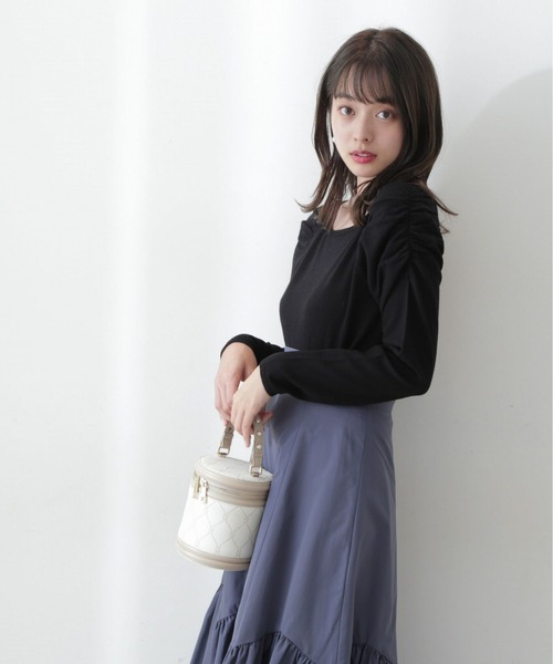 PROPORTION BODY DRESSING（プロポーションボディドレッシング）の「シャーリングボリュームニット / 1212270012（ニット/セーター・レディース・ブラック/ホワイト系その他/ブラウン系その他・SMALL/MEDIUM）」の10枚目の写真