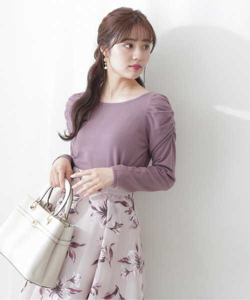 PROPORTION BODY DRESSING（プロポーションボディドレッシング）の「シャーリングボリュームニット / 1212270012（ニット/セーター・レディース・ブラック/ホワイト系その他/ブラウン系その他・SMALL/MEDIUM）」の13枚目の写真