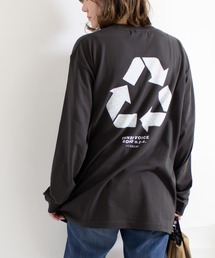 #5 DREAM | 【＃5 DREAM（ナンバーファイブドリーム）】リサイクル グラフィック長袖Tシャツ(Tシャツ/カットソー)