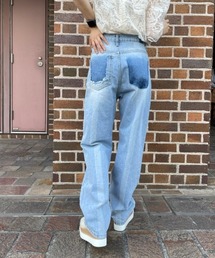 Point pocket denim