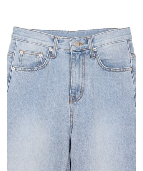 AMAIL（アマイル）の「Point pocket denim（デニムパンツ・レディース・ライトブルー・S/M）」の8枚目の写真