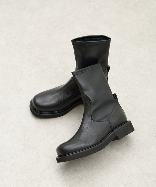 BEARDSLEY（ビアズリー）の「《FABIO RUSCONI・35～40サイズ》ブーツ（ブーツ・レディース・ブラック・22.5/23/23.5/24/24.5/25）」の2枚目の写真