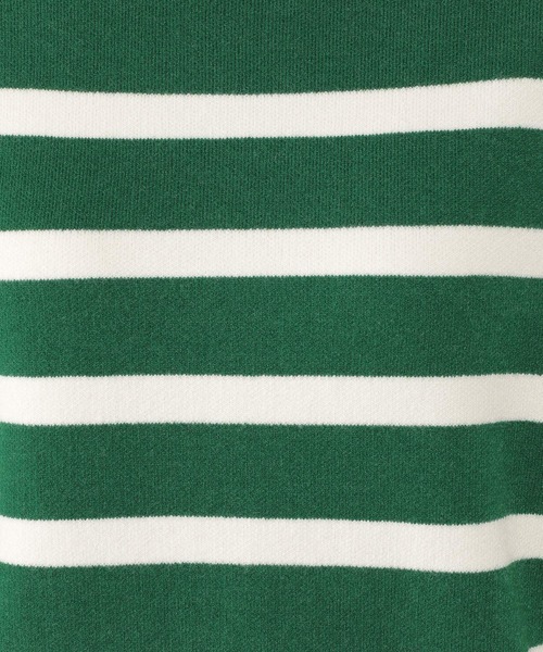 studio CLIP（スタディオクリップ）の「【お手入れラクラクニット】12ゲージソフィニーボーダープルオーバー（ニット/セーター・レディース・ブラック/ネイビー/オレンジ/グリーン/オフホワイト/モカ・FREE）」の14枚目の写真