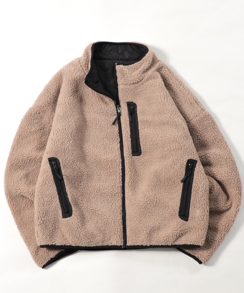 NYLAUS（ナイラス）の「2WAY ビッグシルエット リバーシブル ショート