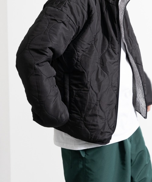 NYLAUS（ナイラス）の「2WAY ビッグシルエット リバーシブル ショート