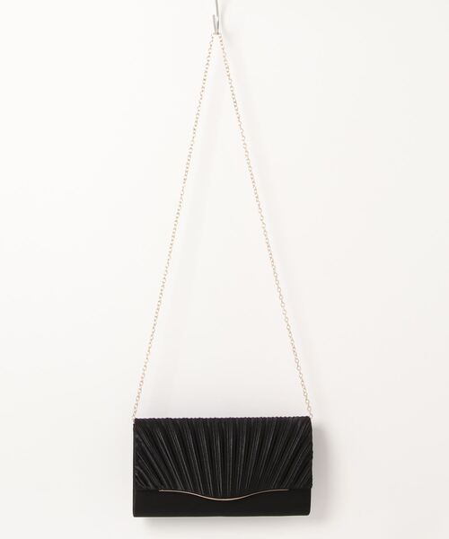 Lace Ladies（レースレディース）の「サテンプリーツ 2wayクラッチバッグ（クラッチバッグ・レディース・ホワイト/ブラック/ベージュ/グレー・FREE）」の22枚目の写真