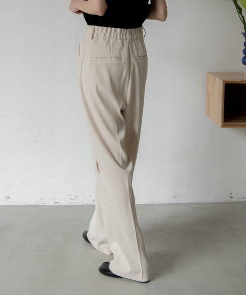 VACANCY(ヴァカンシー)の「ボンテージスラックスパンツ(スラックス・レディース・チャコールグレー/アイボリー・FREE)」の16枚目の写真