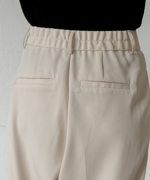 VACANCY(ヴァカンシー)の「ボンテージスラックスパンツ(スラックス・レディース・チャコールグレー/アイボリー・FREE)」の11枚目の写真