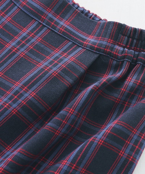 osharewalker（オシャレウォーカー）の「【廃盤】『チェック柄アシメフレアスカート』（スカート・レディース・イエロー/レッド・1/2）」の5枚目の写真