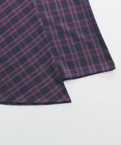 osharewalker（オシャレウォーカー）の「【廃盤】『チェック柄アシメフレアスカート』（スカート・レディース・イエロー/レッド・1/2）」の16枚目の写真